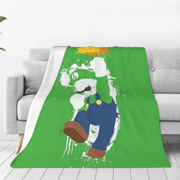 Luigi-s Mansion Ultra-Soft Micro Fleece Blanket Cozy Blanket Thick Warm Plush Throw Blanket Sofa Cushion