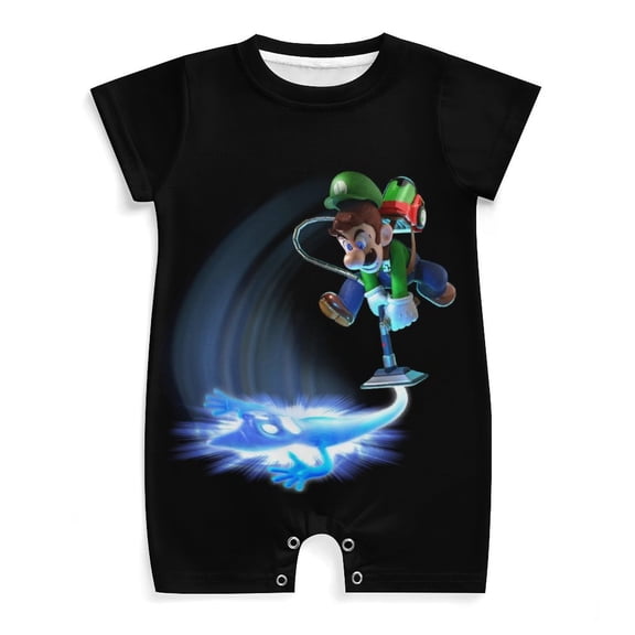 Luigi's Mansion Unisex Baby Boy Girl Jumpsuit Romper Bodysuit Playsuit One Piece Outfit Clothes 3-6M