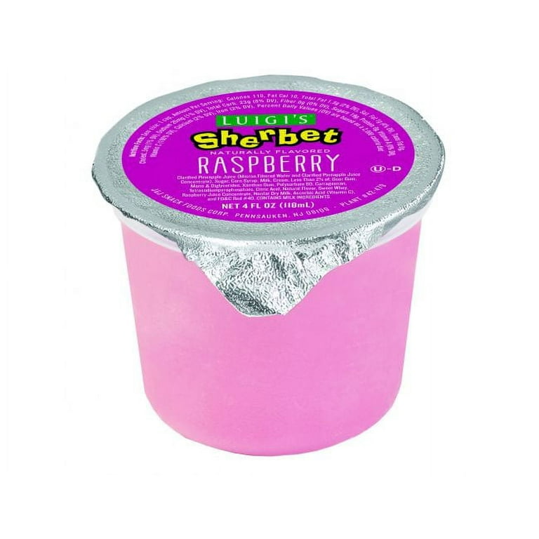 J&J Snack, Raspberry Sherbet Cup, 4 Ounce, 96 per case - Walmart.com