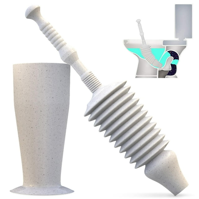 Luigi's World's Best Plunger Unclogger Tools for Unblocking Toilet