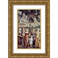 thumbnail image 1 of Luini, Bernardino 12x18 Gold Ornate Wood Framed with Double Matting Museum Art Print Titled - Jews Praising God, 1 of 4