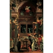 Luini Bernardino Annunciation 16Th Century Unknow Italy Lombardy Milan Brera Art Gallery (585456) Everett CollectionMondadori Portfolio Poster Print (24 x 36)