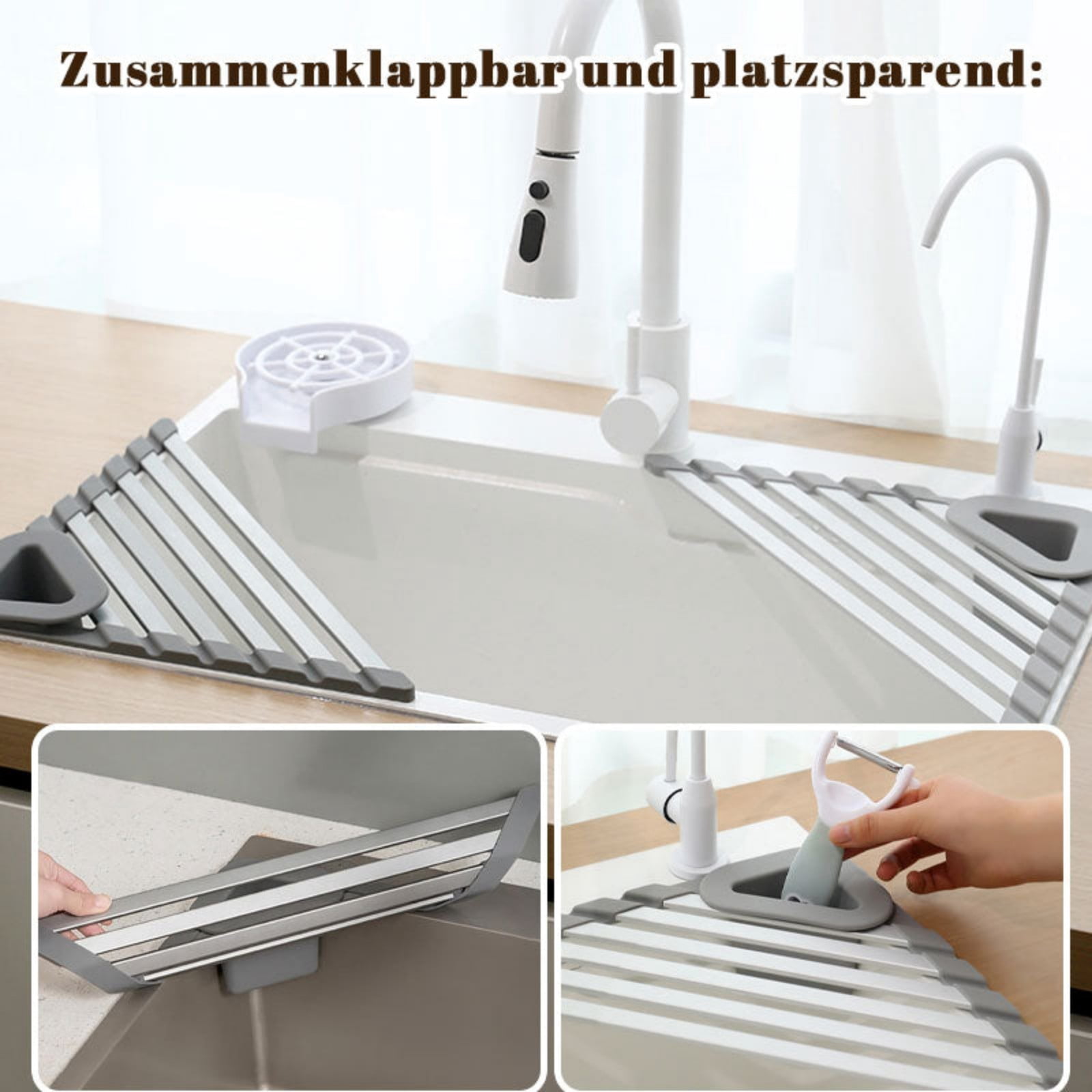 Luioepy Clearance The triangular drain rack in the kitchen Sick Rack ...