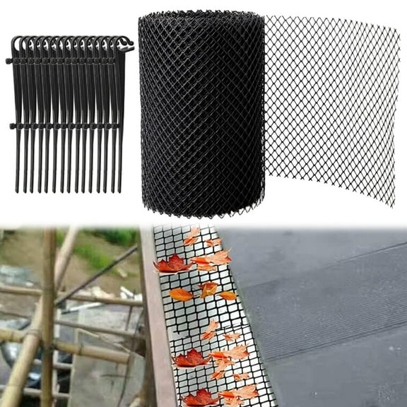 Luioepy Overstock Plastic drainage ditch guard net Trench Net High Strength Garden Fleece Protective Barrier Quick Assembly Versatile Net For Courtyard Entrance & Agricultural Area