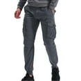 thumbnail image 1 of Luiryar Cargo Pants for Men Cotton Joggers Casual Slim Fit Tactical Pants with Multi Pockets, 1 of 7