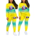 thumbnail image 1 of Luiryar Two Piece Set Matching Sets Women Tracksuit Plus Size Clothing African Clothes Jogging Femme 2 Piece Sets Womens Outfits, 1 of 6
