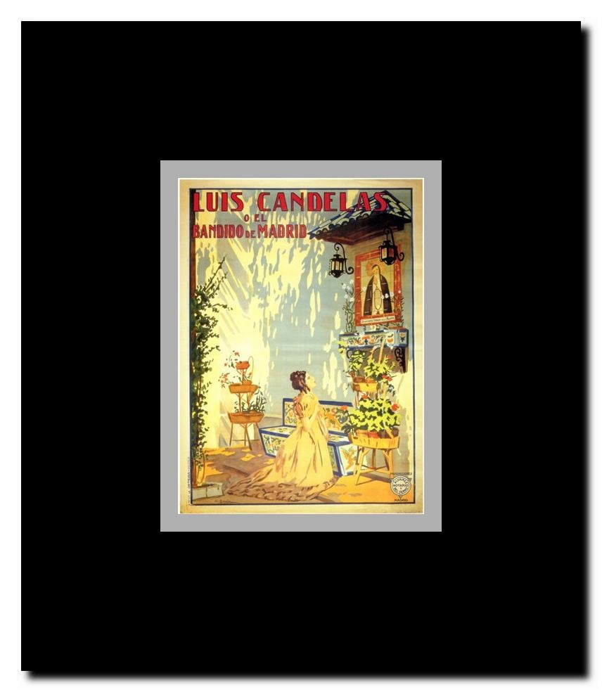 Luis Candelas O El Bandido De Madrid Framed Movie Poster