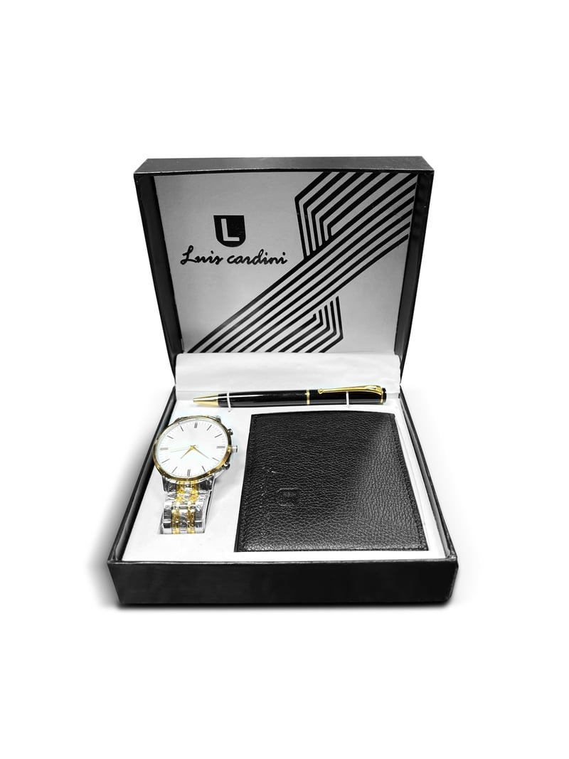 Luis Cardini NWT watches his & hers, water resistant, stainless steel (W034) Luis Cardini ~ His and Her Watches ~ Quartz Movement ~ Water  main image 3