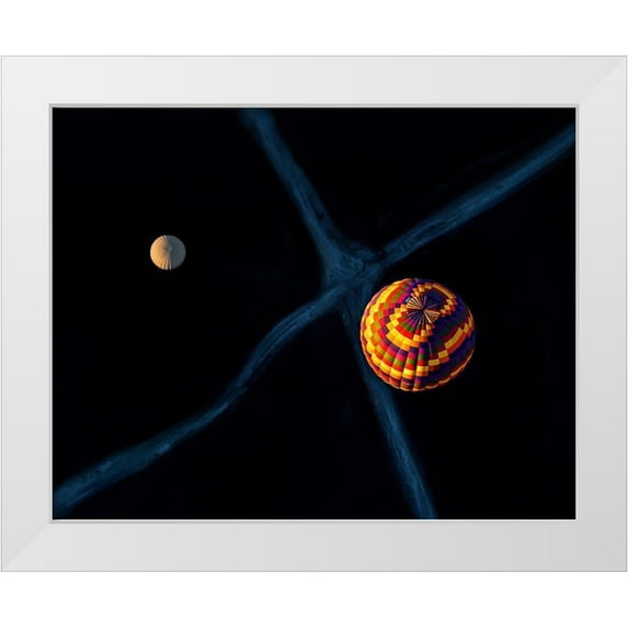 Luis Duran, Juan 24x20 White Modern Wood Framed Museum Art Print Titled - The Crossroads