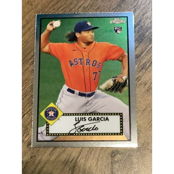 Topps Chrome Platinum Anniversary 2021 Luis Garcia Houston Astros MLB 55 Cards