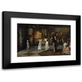 thumbnail image 1 of Luis Jiménez Aranda 18x13 Black Modern Framed Museum Art Print Titled - The Presentation (1883), 1 of 5