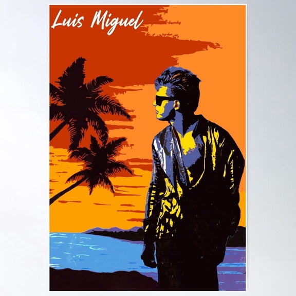 Luis Miguel Beach Poster Wall Art Modern Wall Decor For Living Room Bedroom