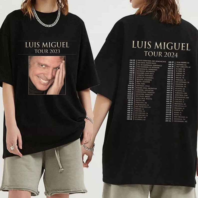 Luis Miguel Tour 2024 Shirt, Luis Miguel Fan Shirt, Luis Miguel 2024