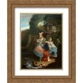 thumbnail image 1 of Luis Paret y Alcazar 2x Matted 20x24 Gold Ornate Framed Art Print 'La carta', 1 of 2