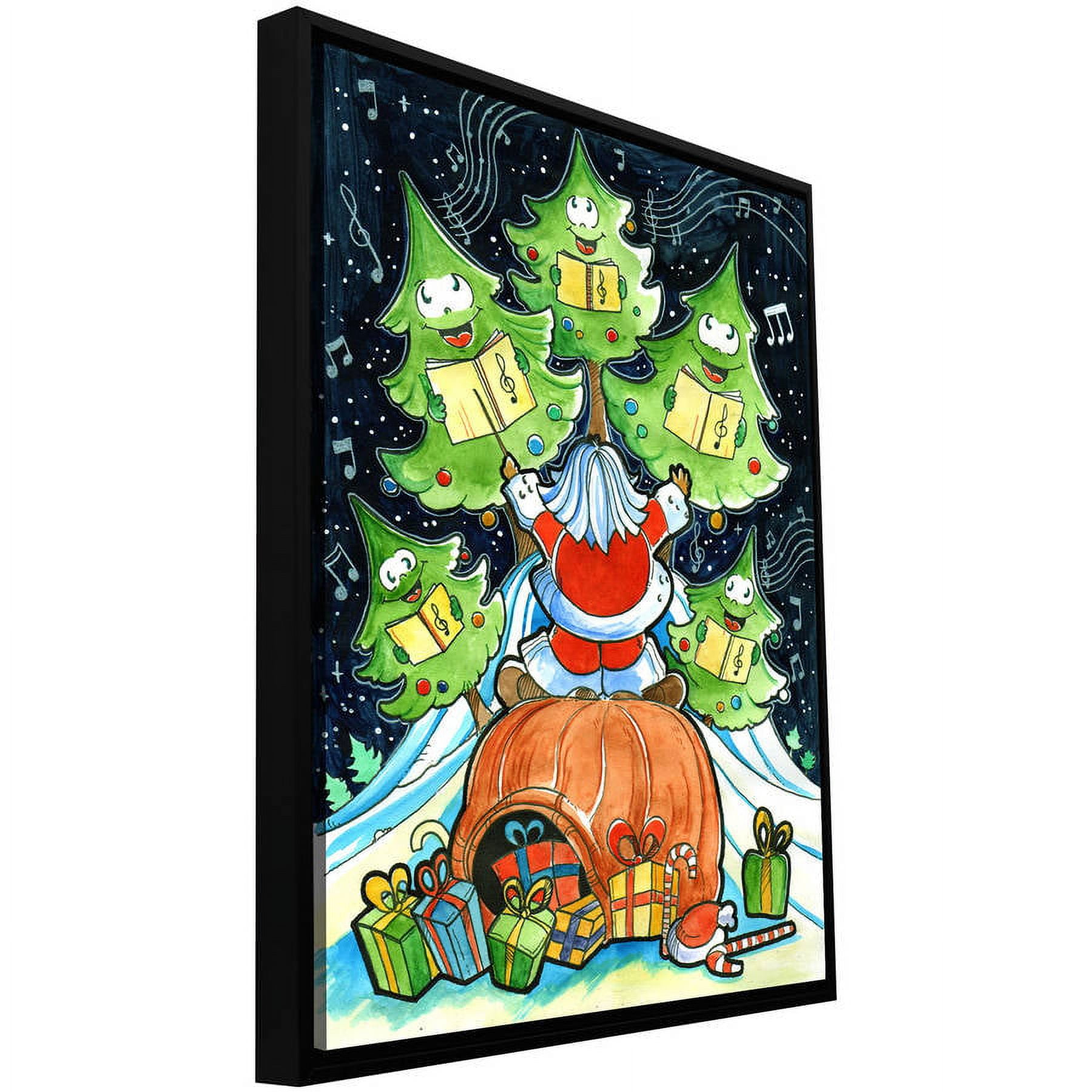 Luis Peres "Choir" Floater-Framed Gallery-Wrapped Canvas