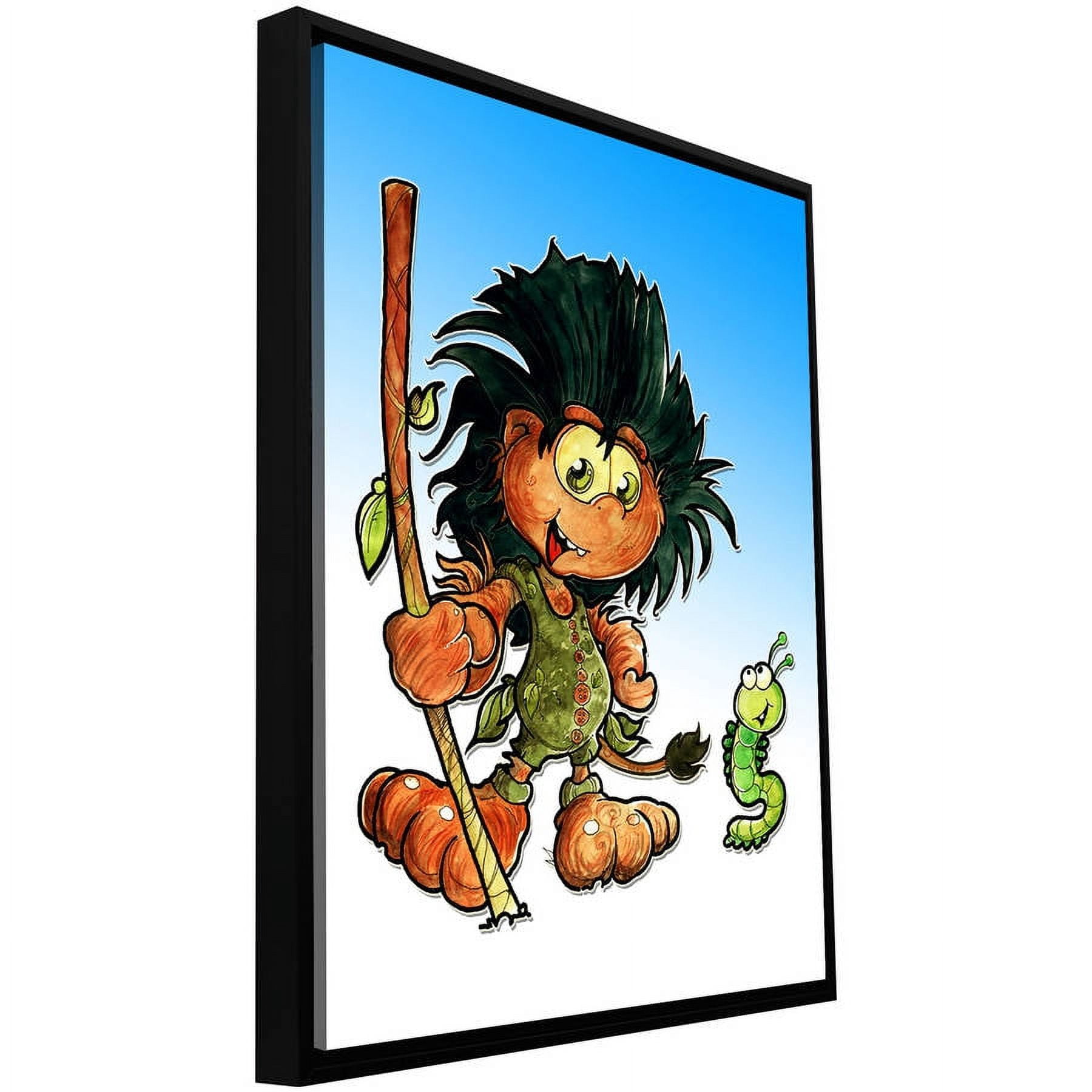 Luis Peres "Kid Troll" Floater-Framed Gallery-Wrapped Canvas