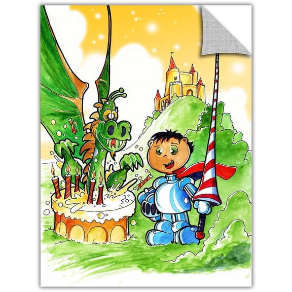 Luis Peres "Knight Kid" Removable Wall Art