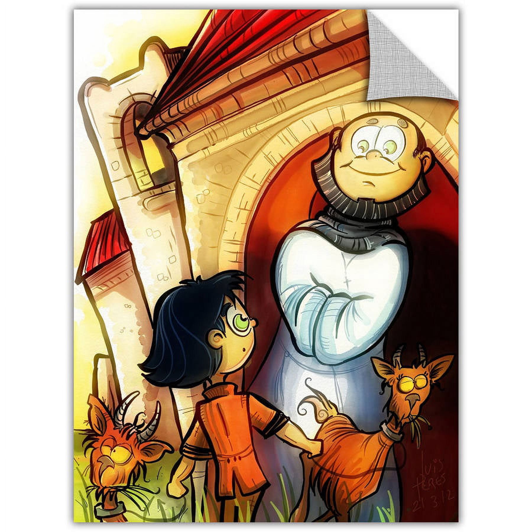 Luis Peres "Monk" Removable Wall Art Graphic
