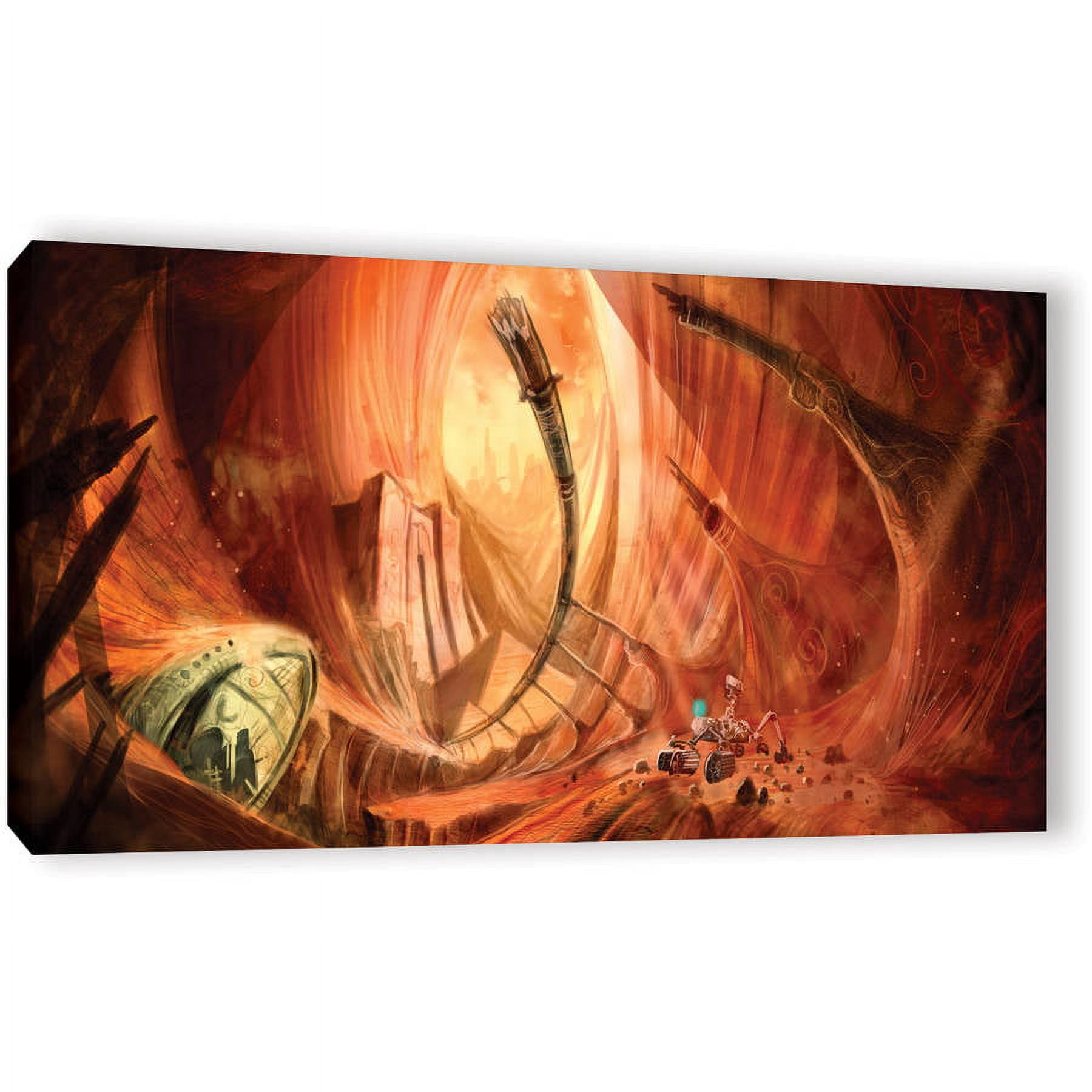 Luis Peres "Monuments Of Mars 2" Gallery-Wrapped Canvas