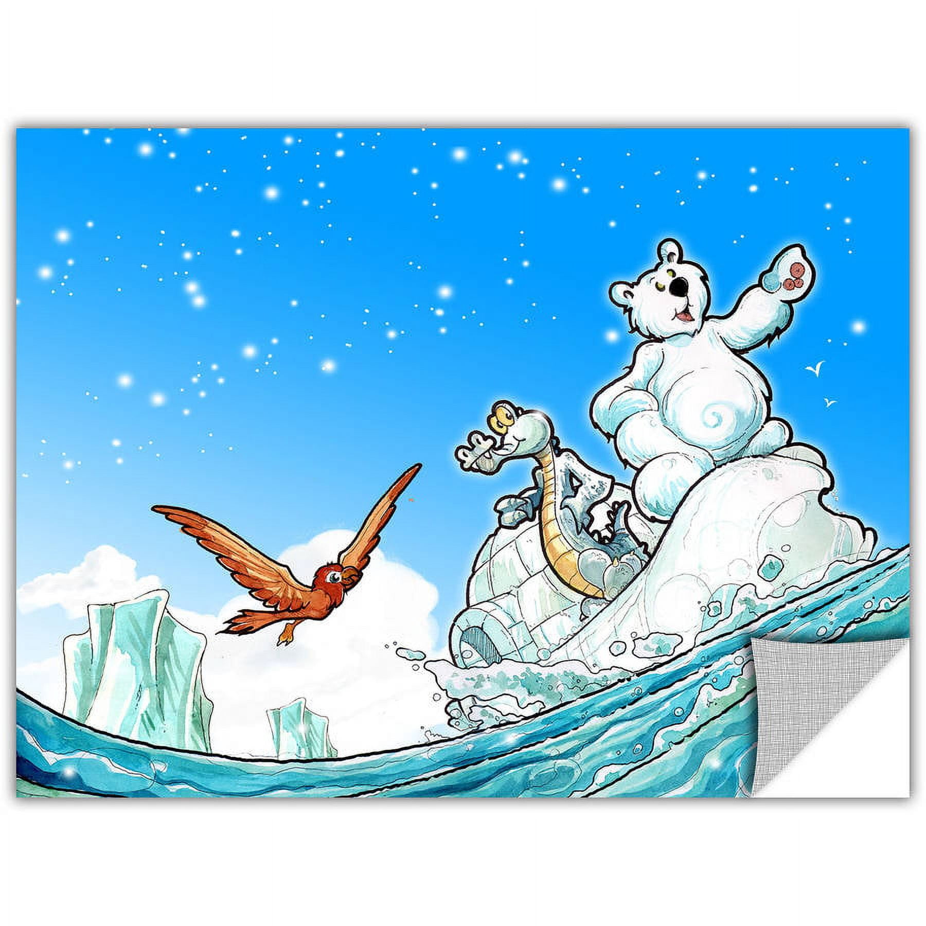 Luis Peres "Polar 1" Removable Wall Art Graphic