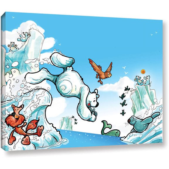 Luis Peres "Polar 2" Gallery-Wrapped Canvas