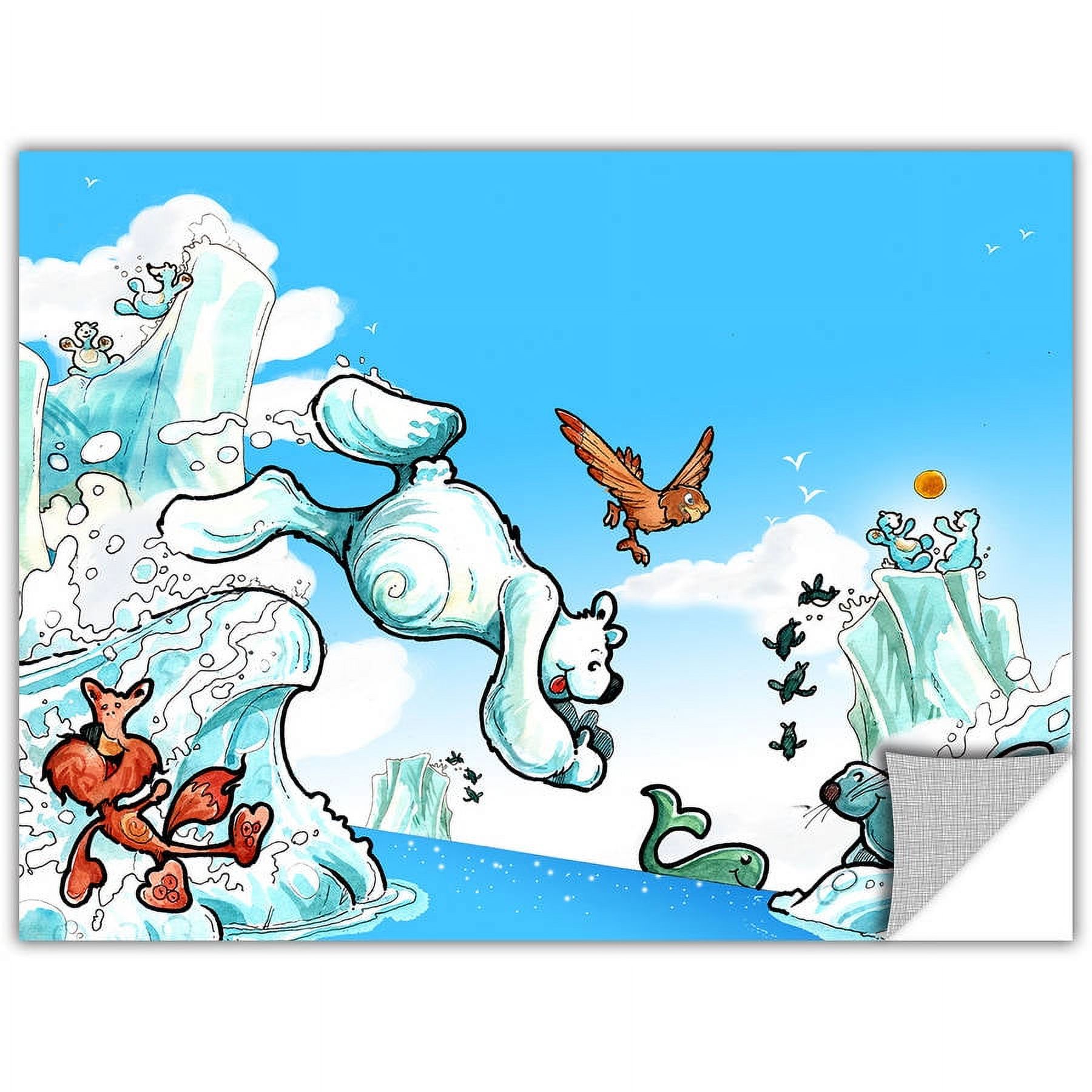 Luis Peres "Polar 2" Removable Wall Art