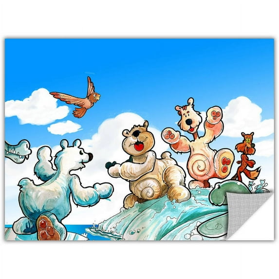 Luis Peres "Polar 6" Removable Wall Art Graphic
