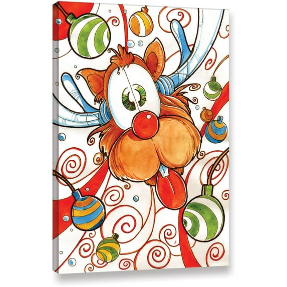 Luis Peres "Rudolph Red Nose Deer" Gallery-Wrapped Canvas