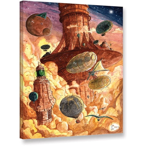 Luis Peres "Rusting World" Gallery-Wrapped Canvas