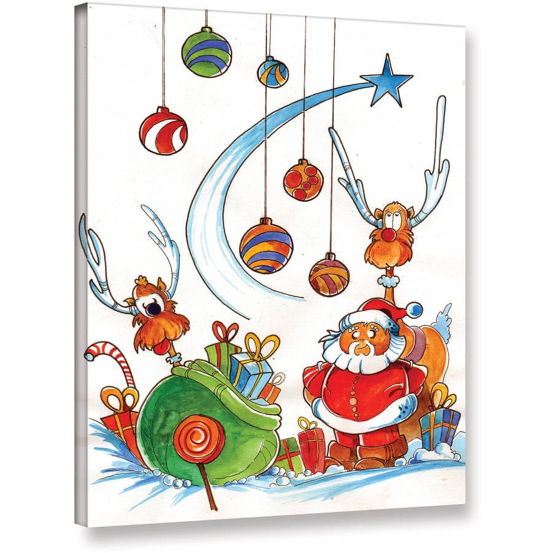 Luis Peres "Santaclausgang" Gallery-Wrapped Canvas