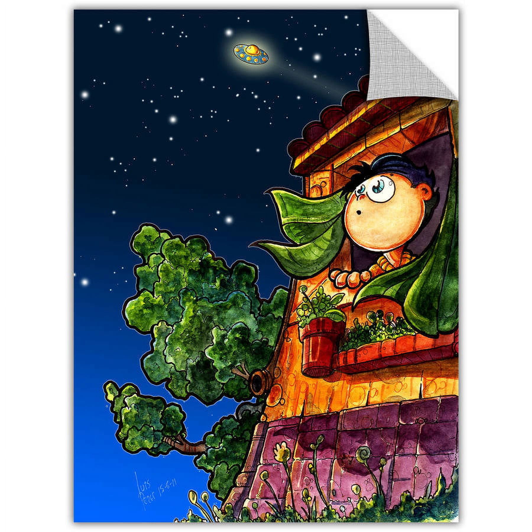 Luis Peres "Ufo Kid 1" Removable Wall Art Graphic