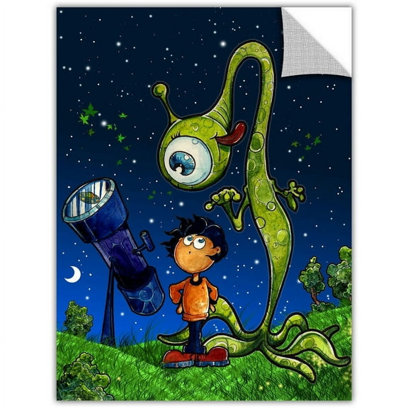 Luis Peres "Ufo Kid 2" Removable Wall Art Graphic