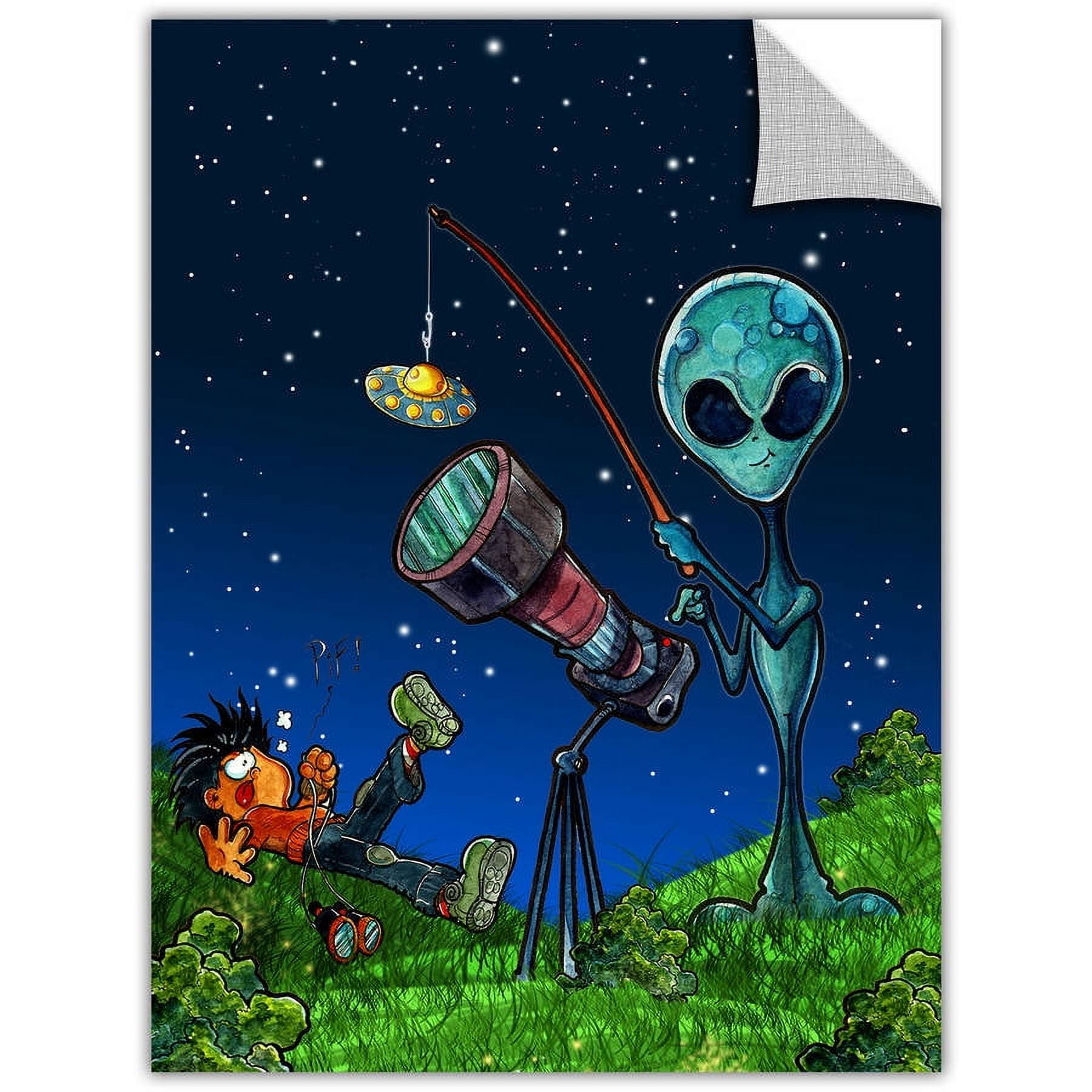 Luis Peres "Ufo Kid 3" Removable Wall Art Graphic