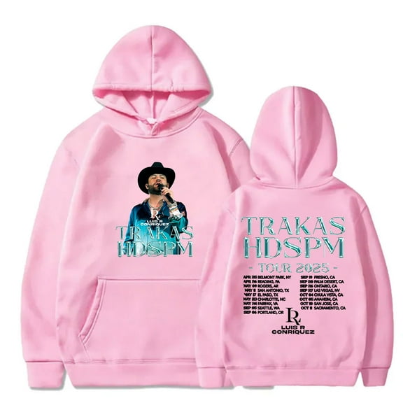 Luis R Conriquez Trakas HDSPM Tour Hoodies Cosplay Women Men Fashion Long Sleeve Sweatshirts