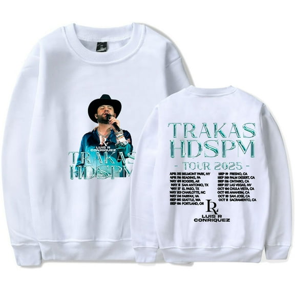 Luis R Conriquez Trakas HDSPM Tour Long Sleeve Tee Cosplay Unisex Fashion Streetwear Sweatshirts