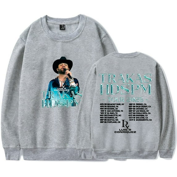 Luis R Conriquez Trakas HDSPM Tour Long Sleeve Tee Cosplay Unisex Fashion Streetwear Sweatshirts