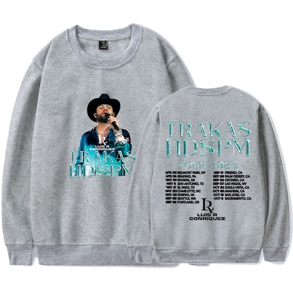 Luis R Conriquez Trakas HDSPM Tour Long Sleeve Tee Cosplay Unisex Fashion Streetwear Sweatshirts