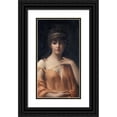 thumbnail image 1 of Luis Ricardo Falero 15x24 Black Ornate Framed Double Matted Museum Art Print Titled: A Classical Beauty (1889), 1 of 5