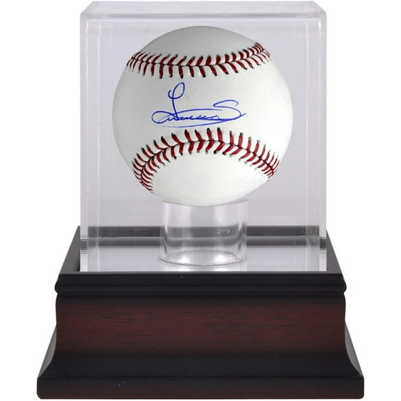 Luis Severino New York Mets Autographed Baseball and Mahogany Baseball Display Case - Fanatics Authentic Certified