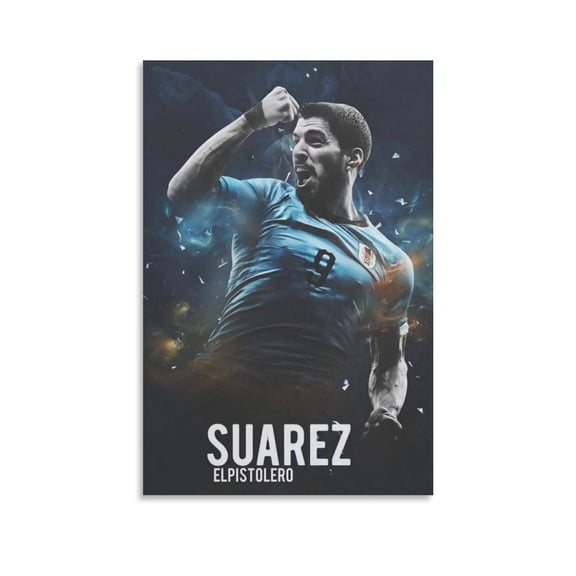 Luis Suarez Poster Canvas Poster Artworks Canvas Poster Room Aesthetic Wall Art Prints Home Modern Decor Gifts 12x18inch(30x45cm)