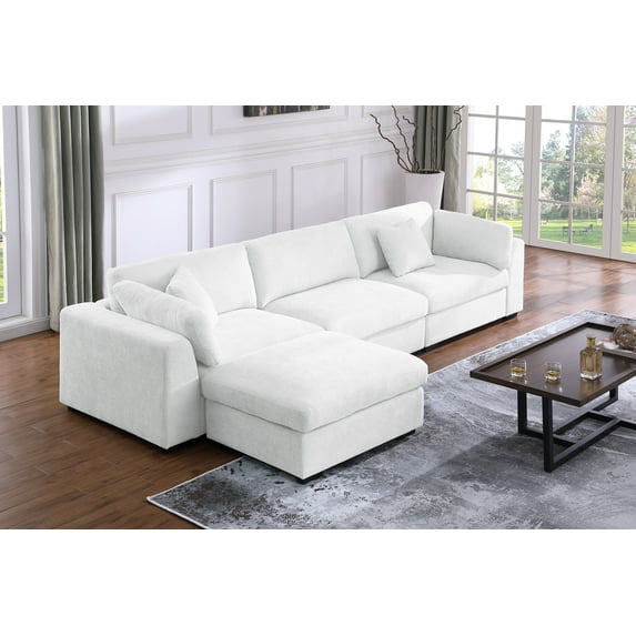 Luis Upholstered Wide Modular Sofa