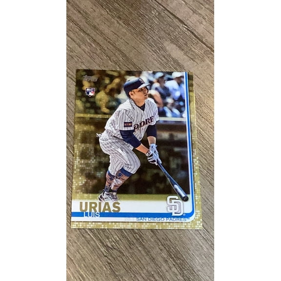 Luis Urias MLB San Diego Padres 2019 Topps 192 Gold serial numbered /2019trading card