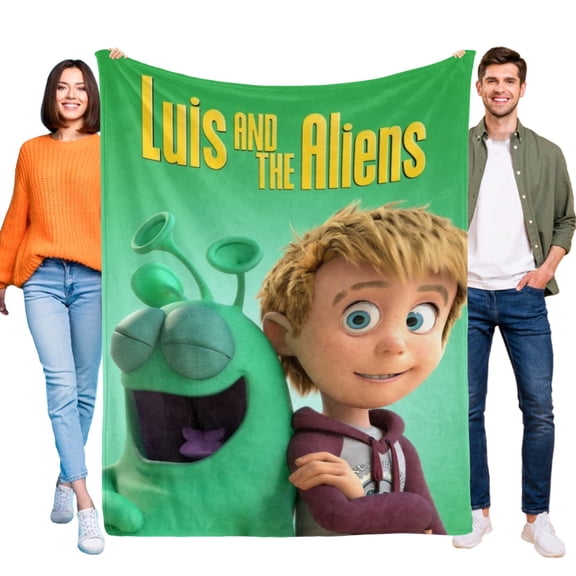 Luis und die Aliens Throw Blanket Gifts for Fans Lover Girls Boys Women Present Hoodie Him Bed 30"x40"