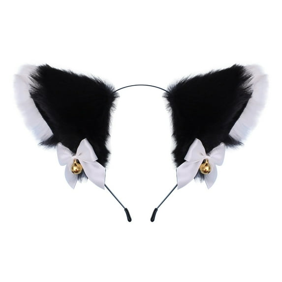 Luiyenes Girl Girl Ears Furry for Plush Cat Headwear Accessory Party Cam Headband