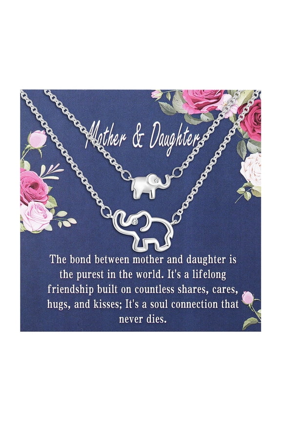 Mother Daughter Necklace Set Rhinestone Necklace Big Little Rhinestone Necklace Suit To My Daughter To My Mom
