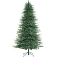 thumbnail image 1 of Lujan 6.5ft Prelit Aritificial Christmas Tree with 921 Branch Tips, 500 Warm Lights and Metal Stand, 48" wide Realistic Nordic Christmas Tree with Lights by Naomi Home, 1 of 11