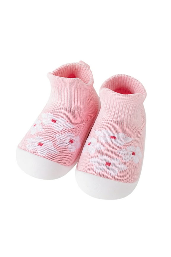 Baby Sock Shoes Toddler Walking Shoes Non Slippers Boys & Girls On Sneakers Toddler Sneakers Size 0-6 Months