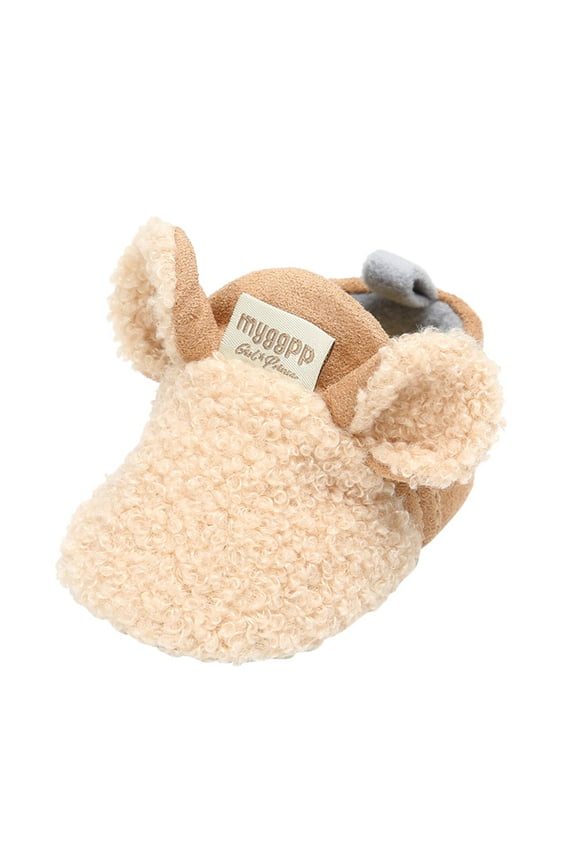 Boy Prewalker Girl Trainers Slippers Baby Child Lamb Shoes Crawling Baby Shoes Breathable Mesh Baby Athletic Shoes Size 12-18 Months