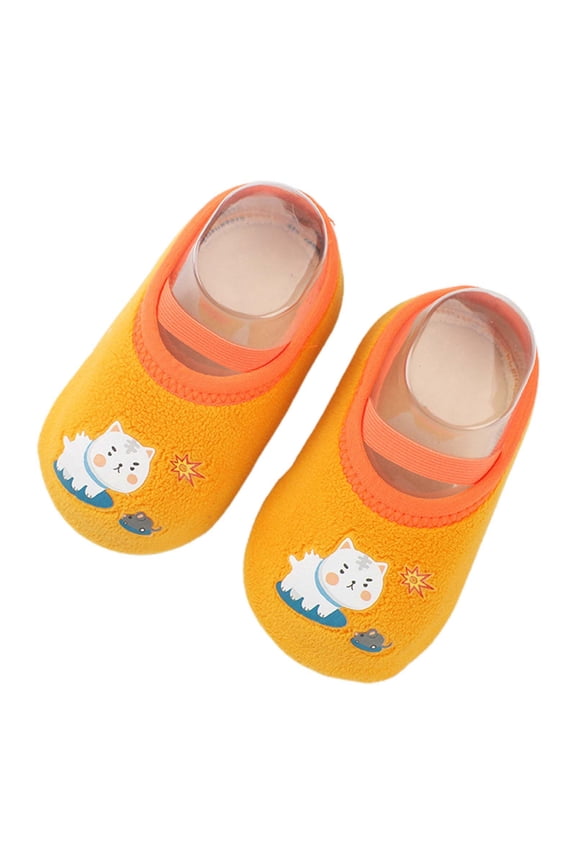 Boys And Girls Indoor Floor Socks Toddler Shoes Early Education Breathable Cartoon Floor Socks Features Baby Running Shoes Size 9-12 Months