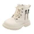 thumbnail image 1 of Lujianch Boys And Girls Mesh Lace Shoes Fashion Mesh Lace Boots Non Slip Breathable Nude Boots Kids Snow Boots Girls, 1 of 3